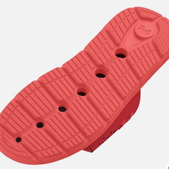 Under Armour Red Cushioned Slide Sandals - Picture 7 of 10